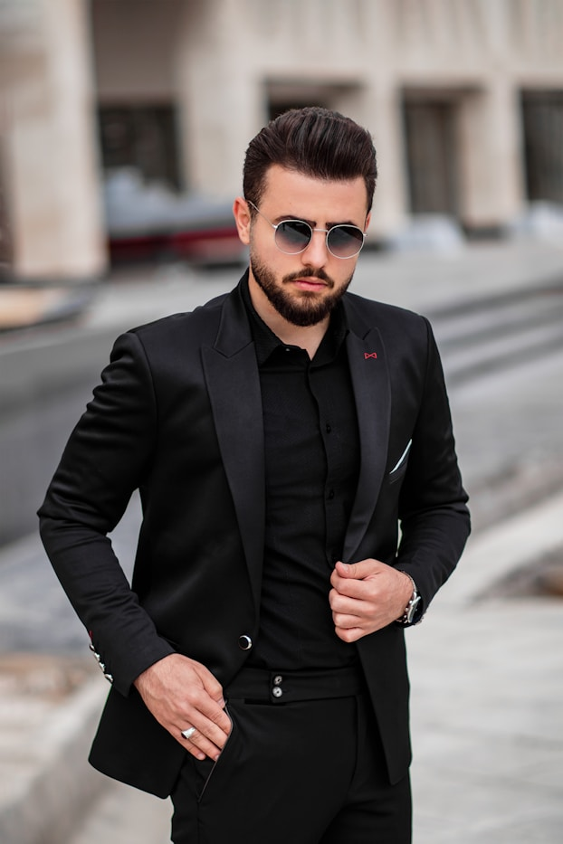 Black Classic Suit - Men