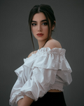 White Off-Shoulder Top - Women