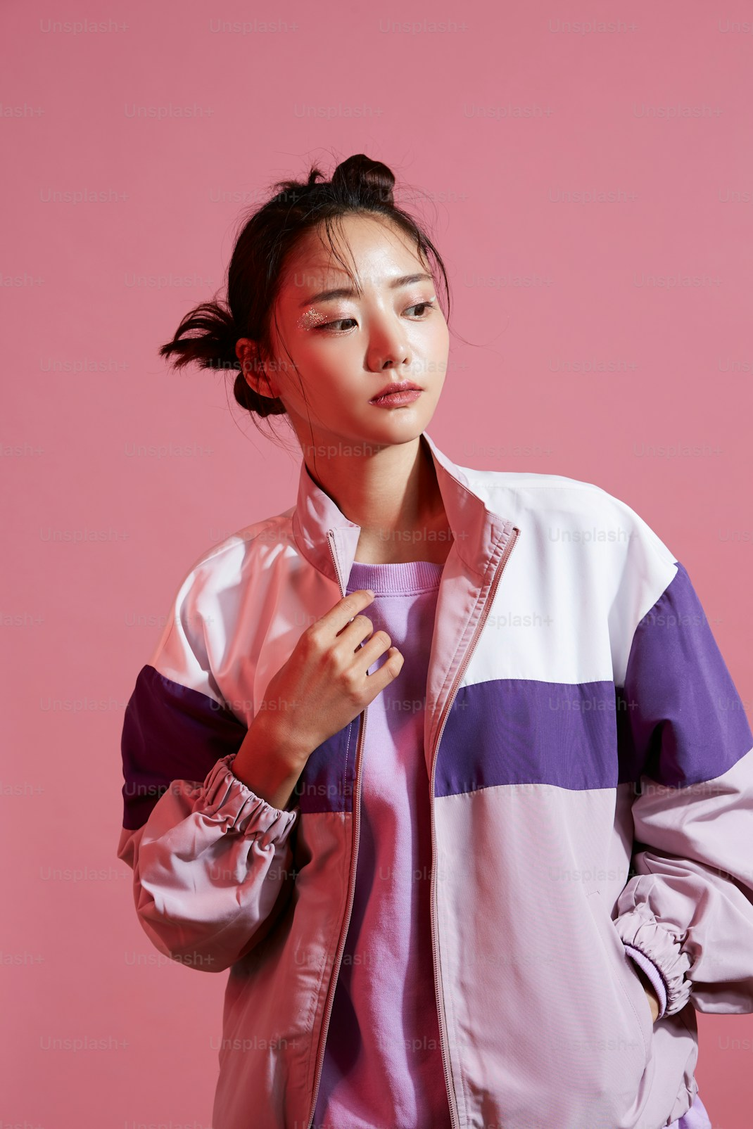 Colorful Bomber Jacket - Women