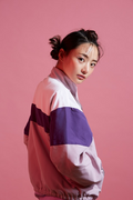 Colorful Bomber Jacket - Women