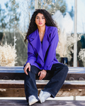 Purple Blazer - Women